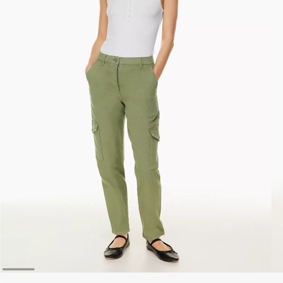 WILFRED - Modern Cargo Pants Size 6 Gd Bitter Sage - Picture 6 of 6